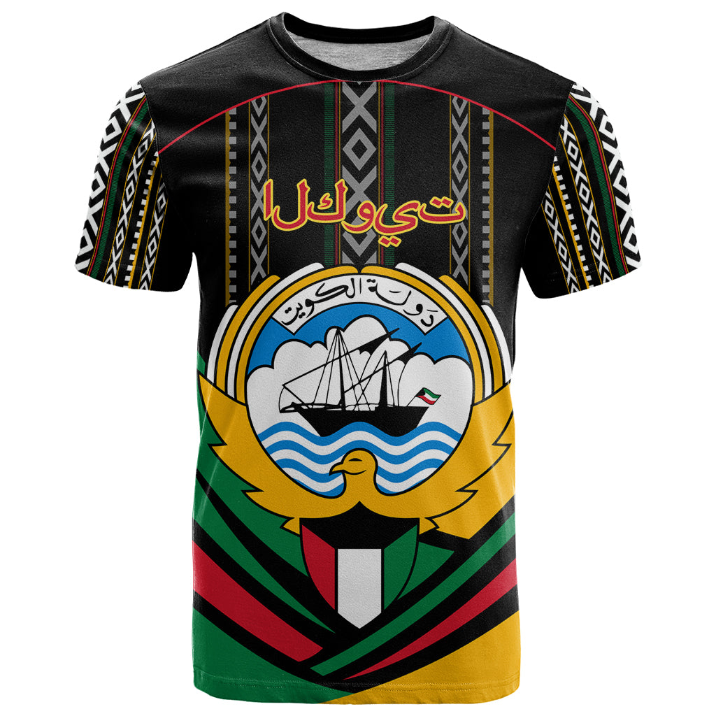 Kuwait Hawk of Quraish With Al Sadu Pattern Personalized T-Shirt Graphic Tee