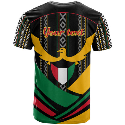 Kuwait Hawk of Quraish With Al Sadu Pattern Personalized T-Shirt Graphic Tee