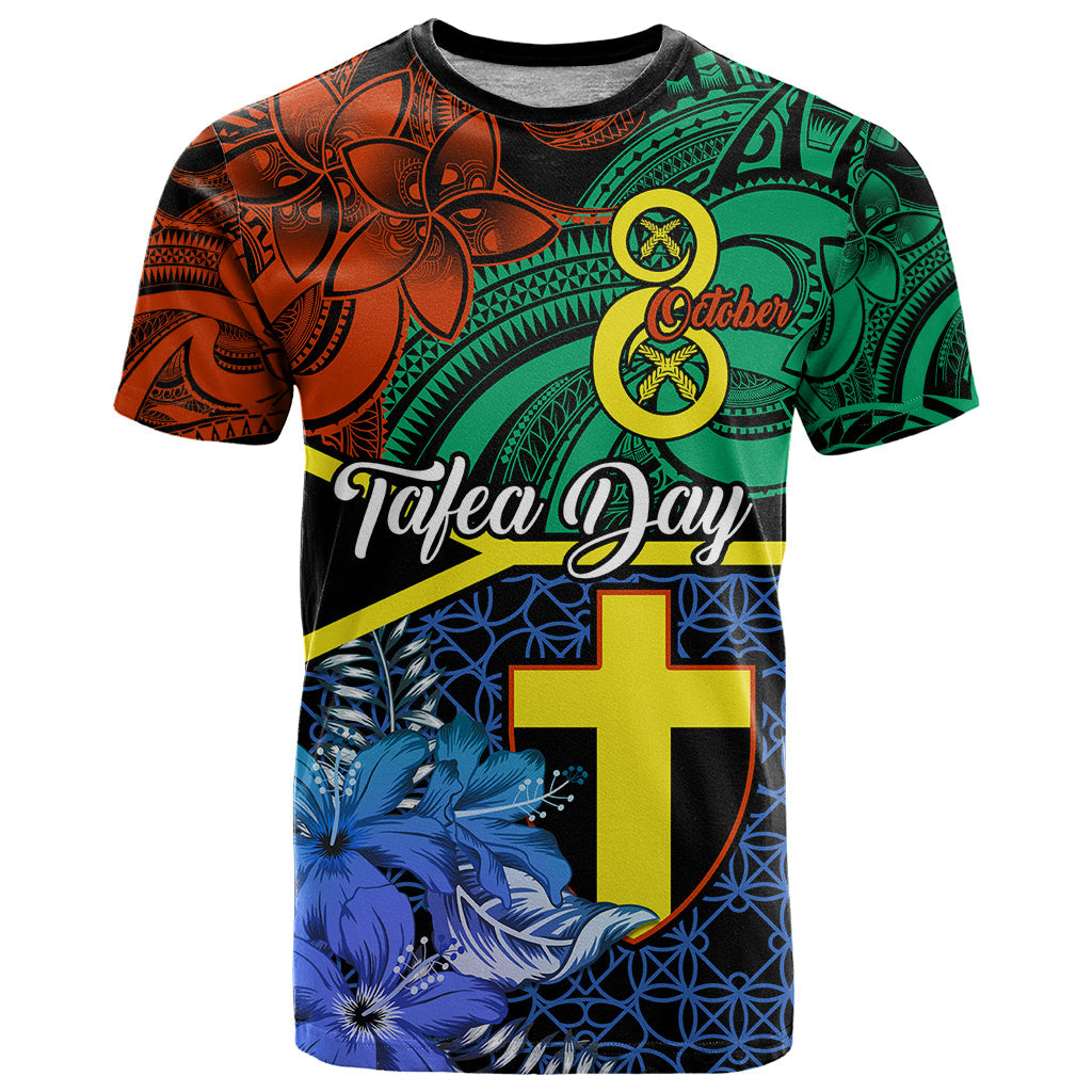Tafea Day T-Shirt Vanuatu Sand Drawing With Polynesian Pattern Graphic Tee