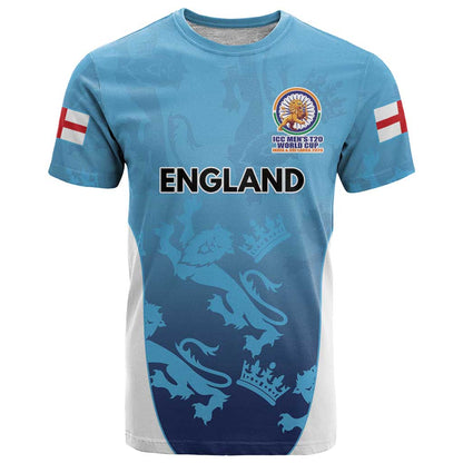 England Cricket Spirit 2026 T-Shirt World T20 Edition Graphic Tee
