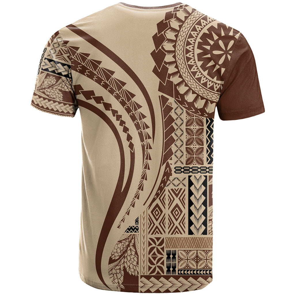 Samoa Siapo Arty T-Shirt Brown Style Graphic Tee
