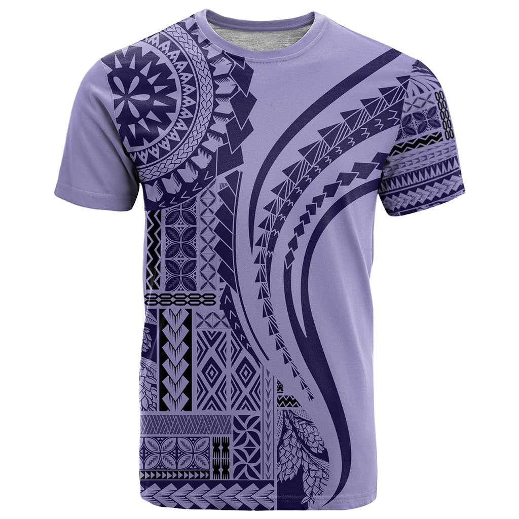 Samoa Siapo Arty T-Shirt Purple Style Graphic Tee