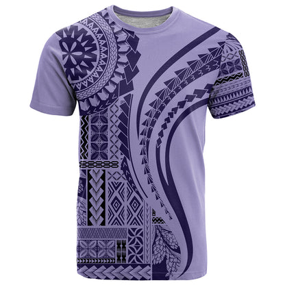 Samoa Siapo Arty T-Shirt Purple Style Graphic Tee