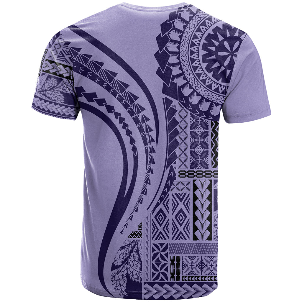 Samoa Siapo Arty T-Shirt Purple Style Graphic Tee
