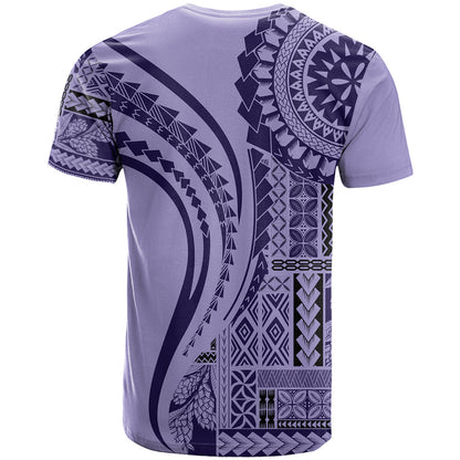 Samoa Siapo Arty T-Shirt Purple Style Graphic Tee