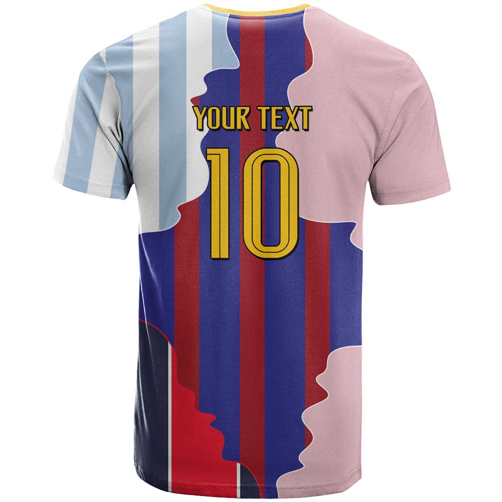 Custom Argentina and Spain T-Shirt Special Vintage Match Team Edition Graphic Tee