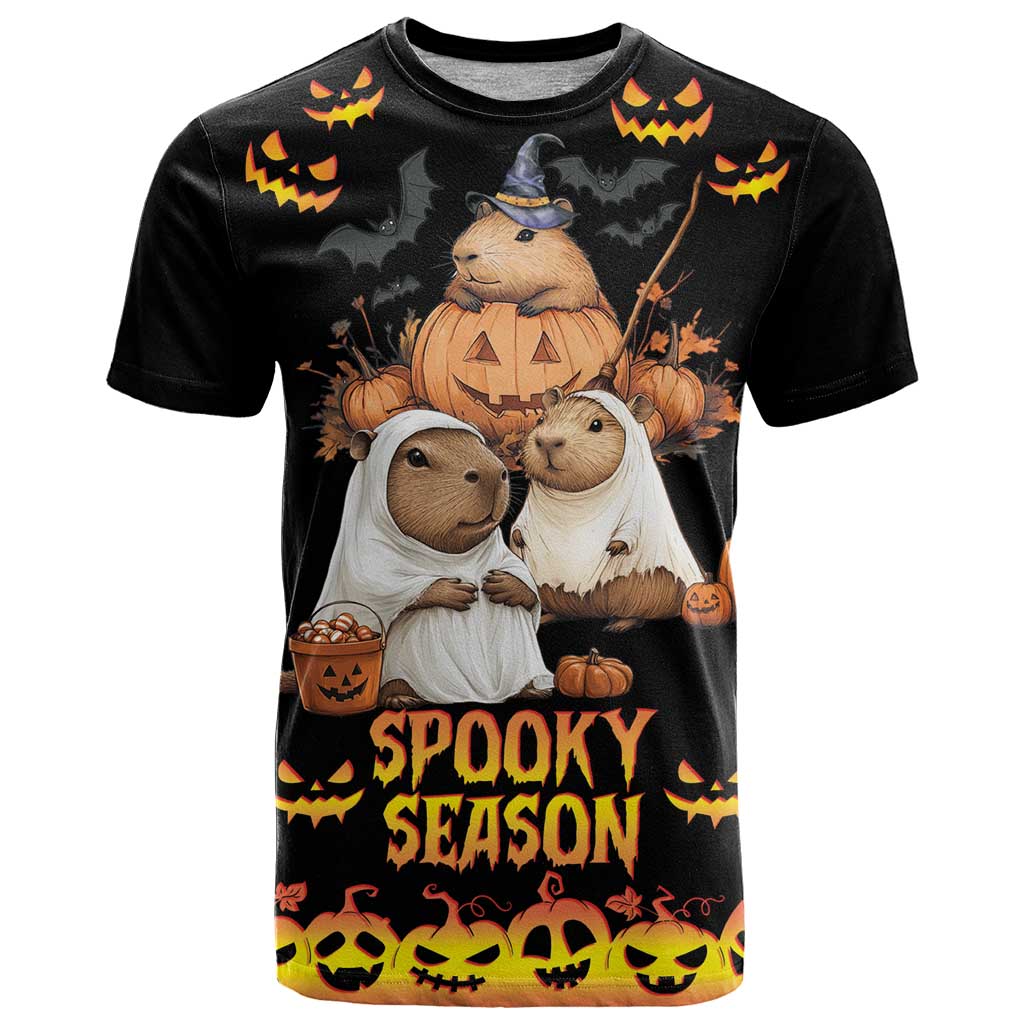 Capy-Boo-Ra Spooky Season T-Shirt Graphic Tee