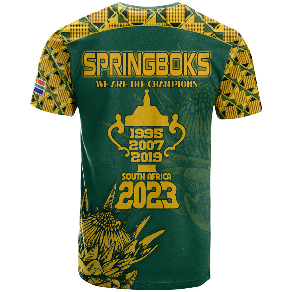 South Africa Rugby T-Shirt Springboks Proud The Champions Graphic Tee