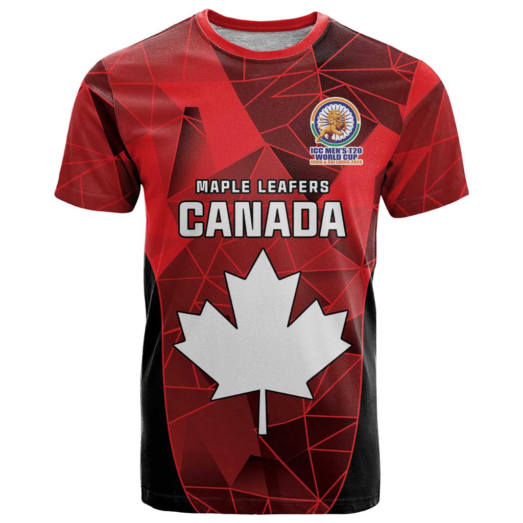 Custom Canada Cricket Spirit 2026 T-Shirt World T20 Edition Graphic Tee