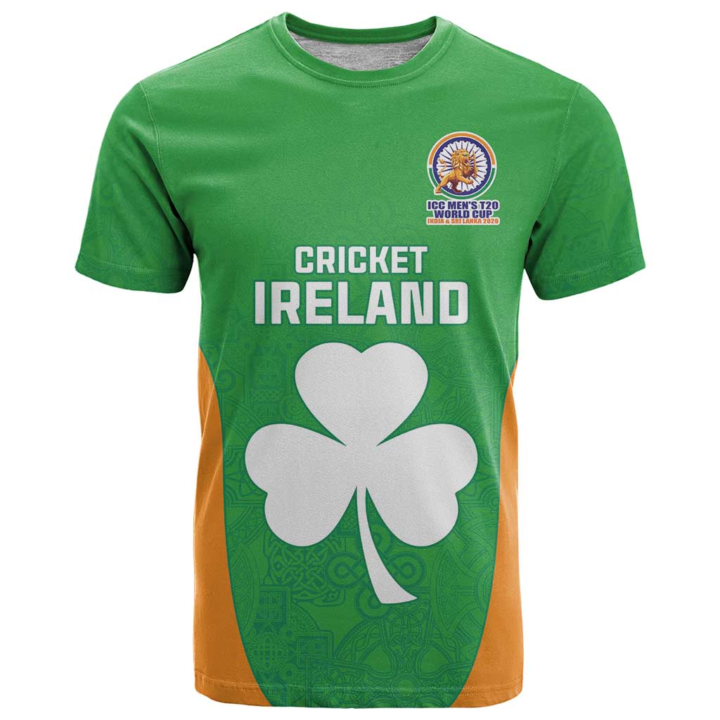 Custom Ireland Cricket Spirit 2026 T-Shirt World T20 Edition Graphic Tee