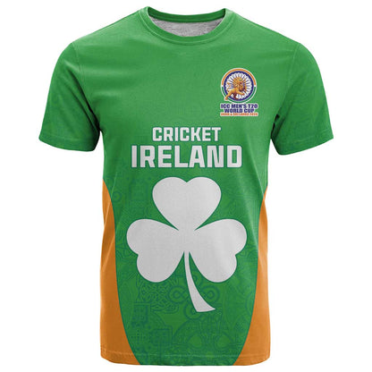 Custom Ireland Cricket Spirit 2026 T-Shirt World T20 Edition Graphic Tee