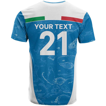 Custom Italy Cricket Spirit 2026 T-Shirt World T20 Edition Graphic Tee