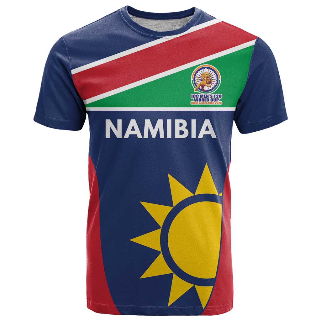 Custom Namibia Cricket Spirit 2026 T-Shirt World T20 Edition Graphic Tee