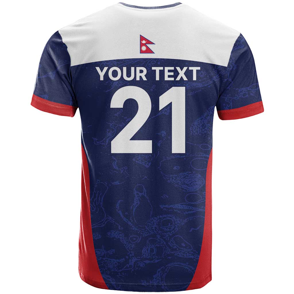 Custom Nepal Cricket Spirit 2026 T-Shirt World T20 Edition Graphic Tee