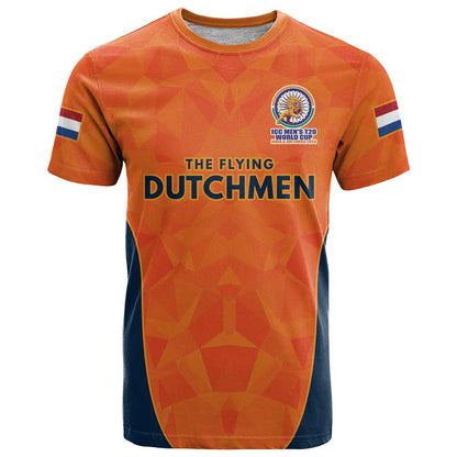 Custom Netherlands Cricket Spirit 2026 T-Shirt World T20 Edition Graphic Tee