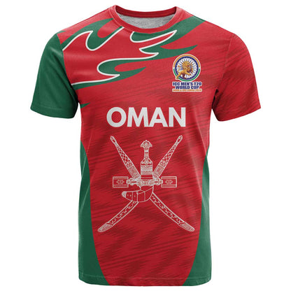 Custom Oman Cricket Spirit 2026 T-Shirt World T20 Edition Graphic Tee