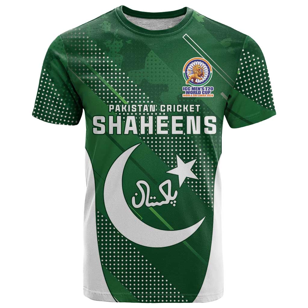 Custom Pakistan Cricket Spirit 2026 T-Shirt World T20 Edition Graphic Tee