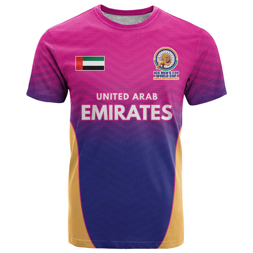 Custom United Arab Emirates Cricket Spirit 2026 T-Shirt World T20 Edition Graphic Tee