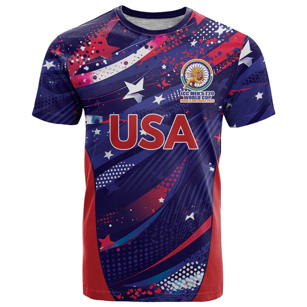 Custom United States Cricket Spirit 2026 T-Shirt World T20 Edition Graphic Tee