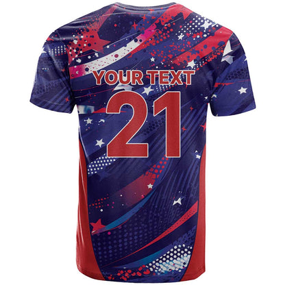 Custom United States Cricket Spirit 2026 T-Shirt World T20 Edition Graphic Tee