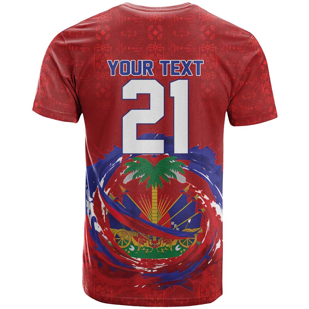 Custom Haiti Grenadye Alaso T-Shirt Red Nou Retounen Anko 1974-2026 Graphic Tee