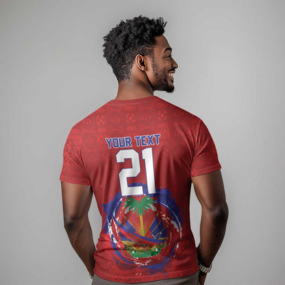 Custom Haiti Grenadye Alaso T-Shirt Red Nou Retounen Anko 1974-2026 Graphic Tee