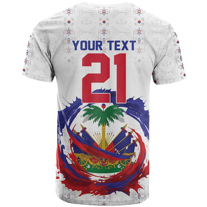 Custom Haiti Grenadye Alaso T-Shirt White Nou Retounen Anko 1974-2026 Graphic Tee