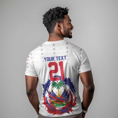 Custom Haiti Grenadye Alaso T-Shirt White Nou Retounen Anko 1974-2026 Graphic Tee