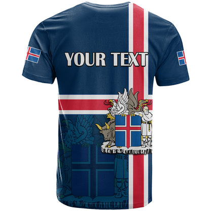 Custom Iceland T-Shirt Icelandic National Day Graphic Tee