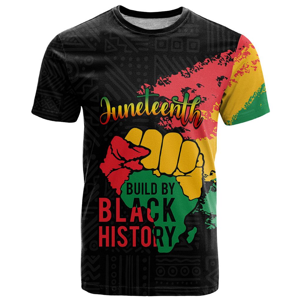 Custom Juneteenth T-Shirt Black Independence Day Black History Graphic Tee