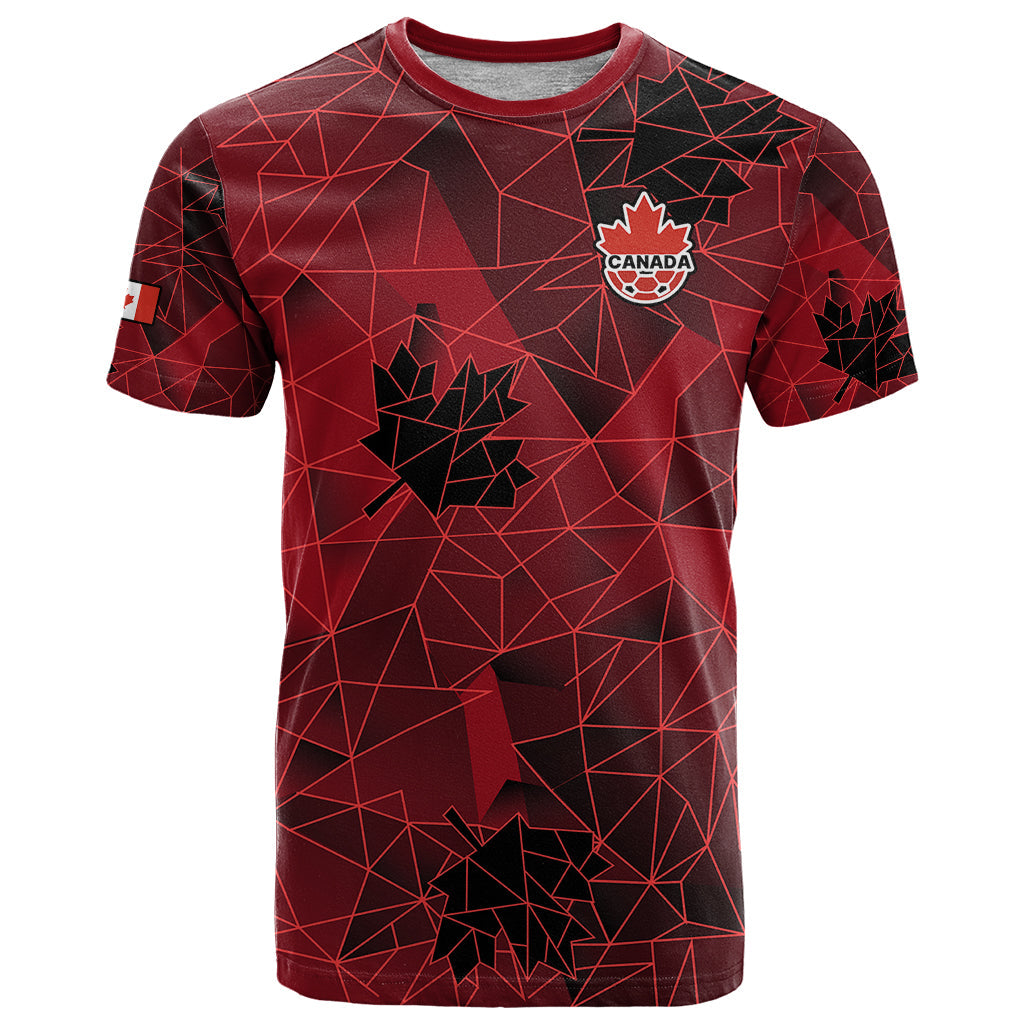 Custom Canada Soccer T-Shirt Ladies Replica National Team Graphic Tee