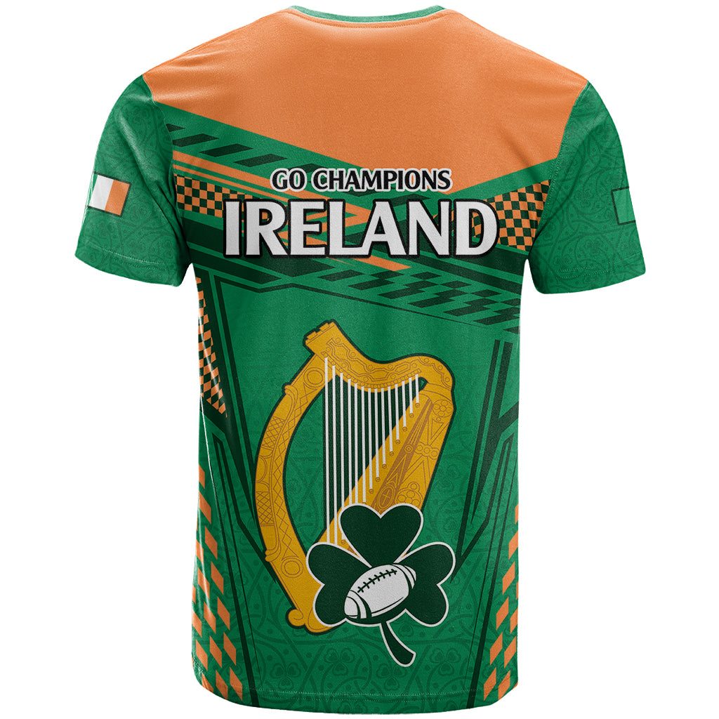 Ireland Rugby T-Shirt World Cup Shamrock Sporty Style Graphic Tee