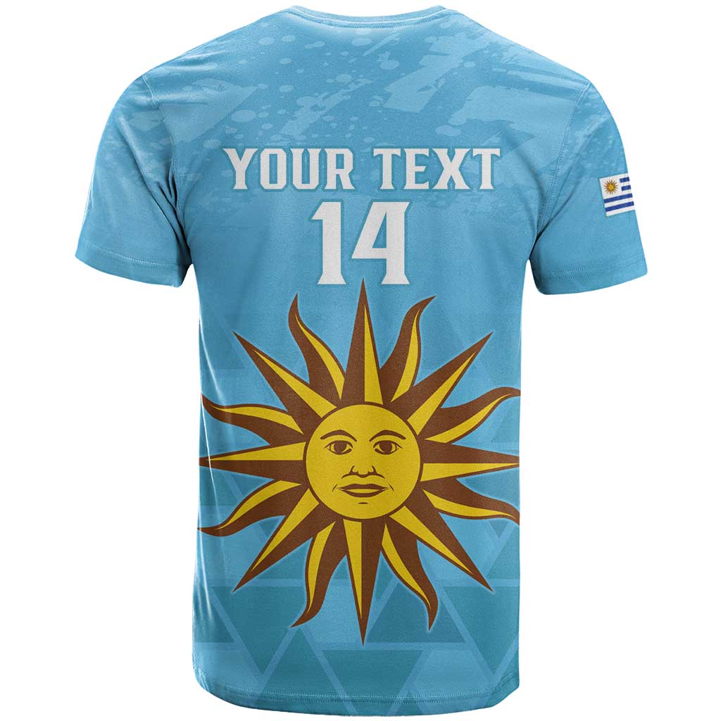 Custom Uruguay Football T-Shirt 2024 Vamos La Celeste Graphic Tee