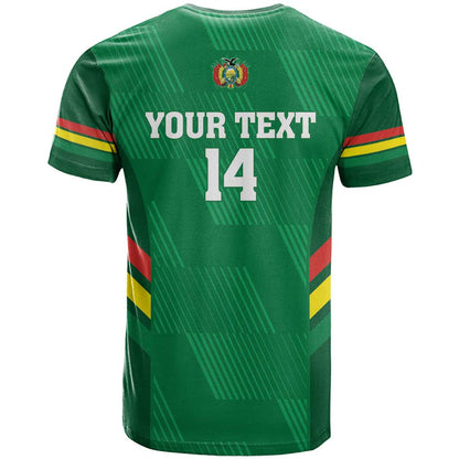 Custom Bolivia Football T-Shirt 2024 Vamos La Verde - Green Graphic Tee