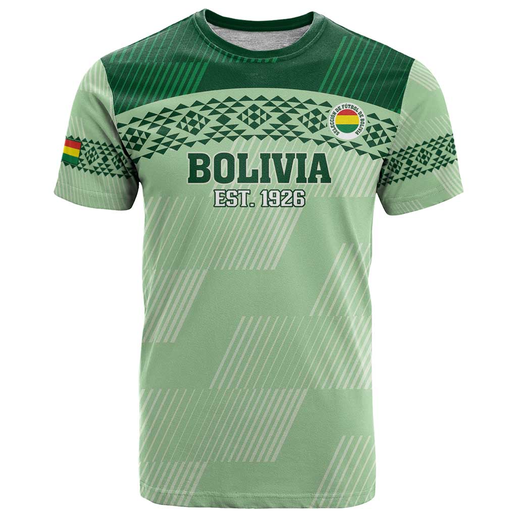 Custom La Verde Bolivia Football T-Shirt Est 1926 Newest Version Graphic Tee