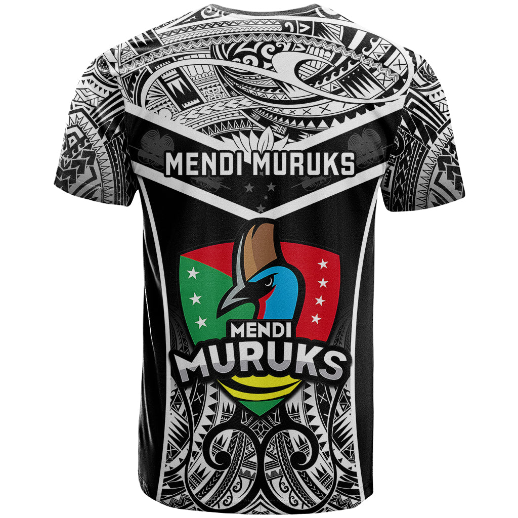 Papua New Guinea Rugby T-Shirt Mendi Muruks PNG Polynesian Pattern Graphic Tee