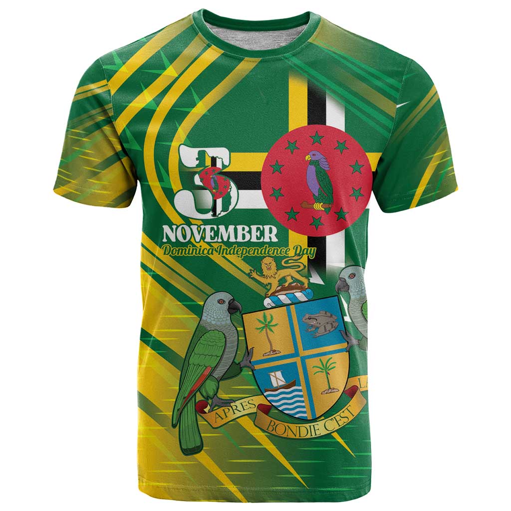 Dominica Independence Day T-Shirt 3 November Coat Of Arms Graphic Tee