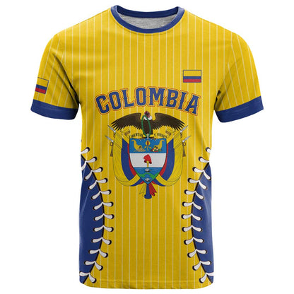 Colombia 2026 Baseball Custom T-Shirt Go Champions Sporty Style Graphic Tee