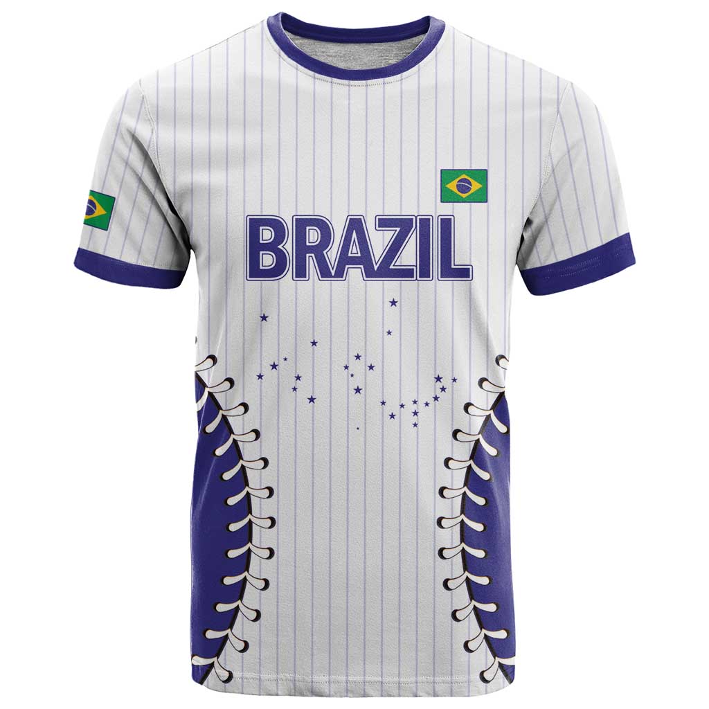 Brazil 2026 Baseball Custom T-Shirt Go Champions Sporty Style Graphic Tee