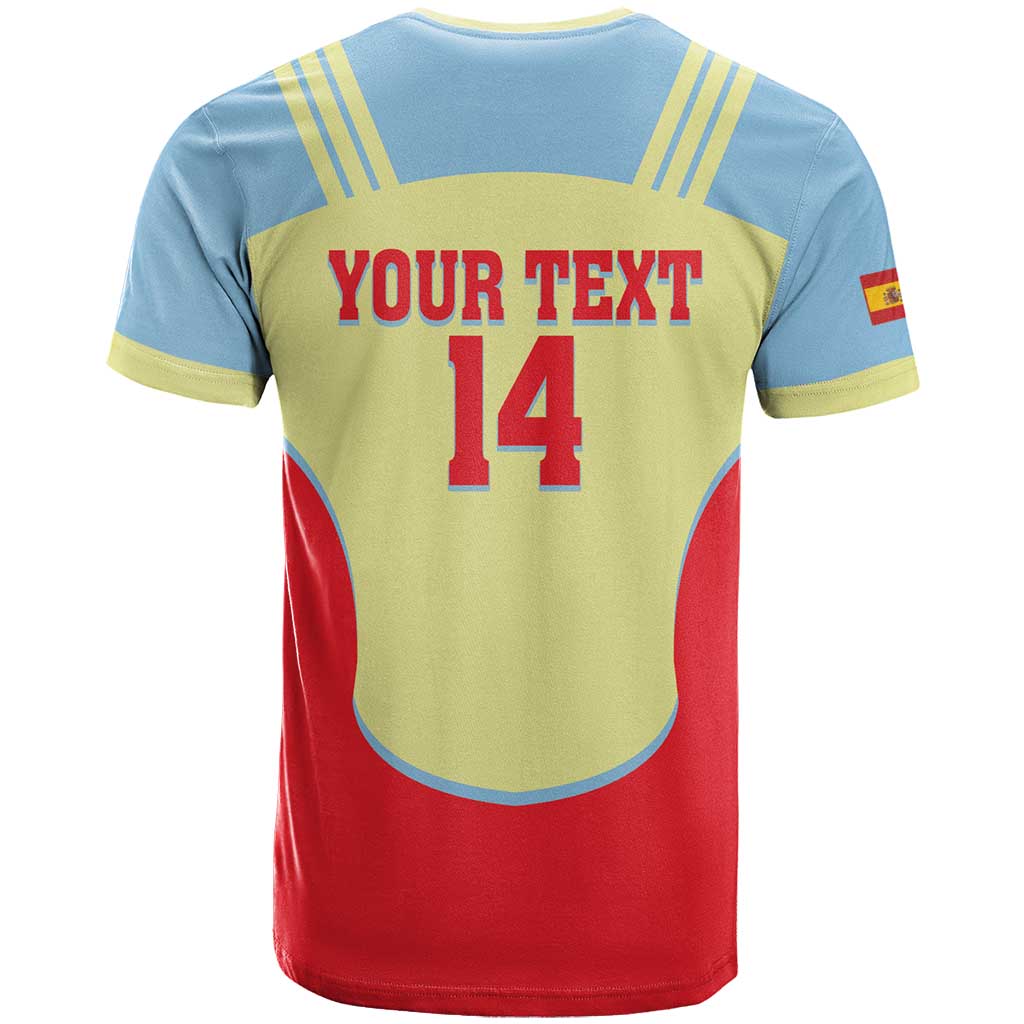Spain 2026 Football Custom T-Shirt Espana La Roja Sporty Style Graphic Tee