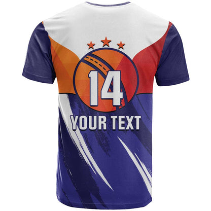 Custom Lucknow India Cricket T-Shirt Go Champions Graphic Tee