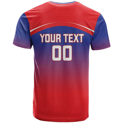 Custom Bengaluru India Cricket T-Shirt Go Champions Graphic Tee