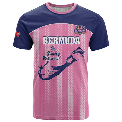 Custom Bermuda Cricket T-Shirt Go Gombey Warriors Graphic Tee