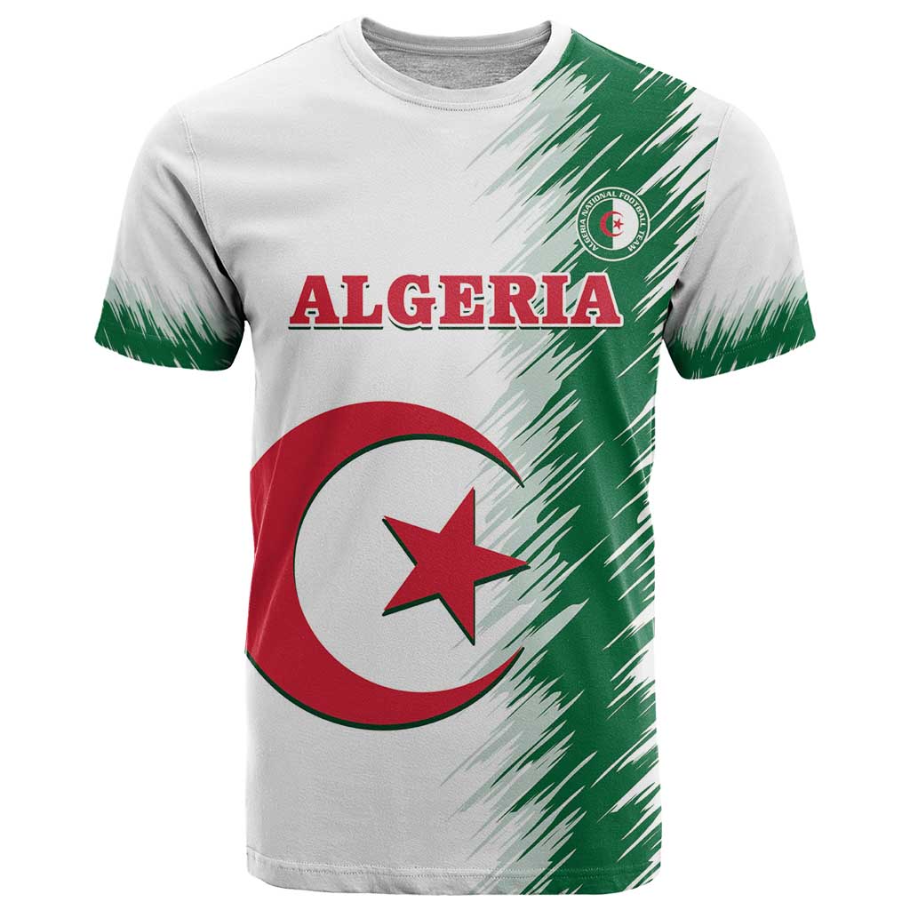 Custom Algeria Football T-Shirt Go The Greens Graphic Tee