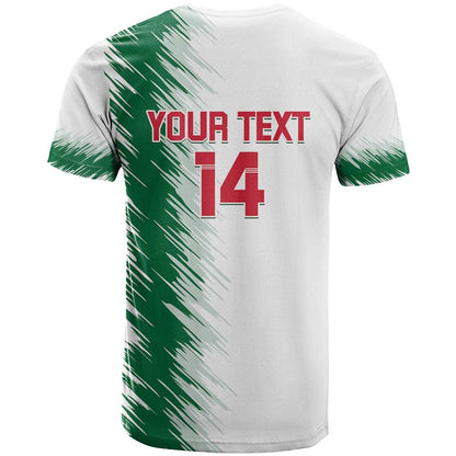 Custom Algeria Football T-Shirt Go The Greens Graphic Tee
