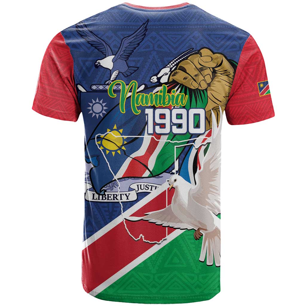 Namibia 1990 T-Shirt Independence Anniversary African Pattern Graphic Tee
