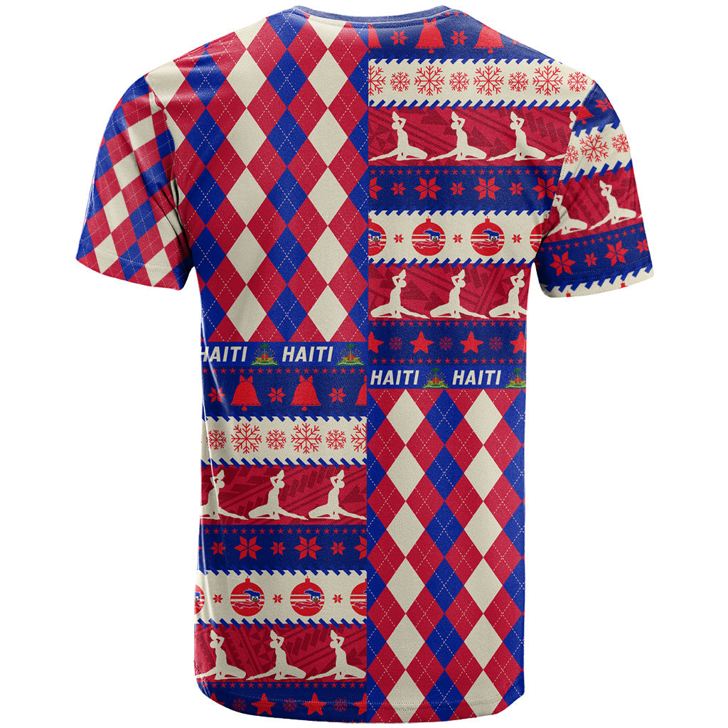 Haiti Christmas T-Shirt Jwaye Nowe With Coat Of Arms Graphic Tee