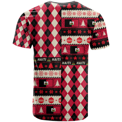 Haiti 1964 Christmas T-Shirt Jwaye Nowe With Coat Of Arms Graphic Tee