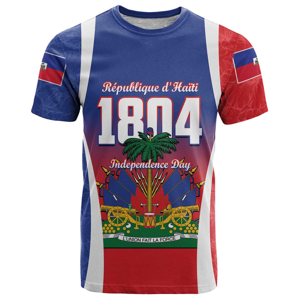 Personalized Haiti 1804 T-Shirt Happy Ayiti Independence Day Graphic Tee