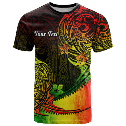 Personalised Polynesian Tribal T-Shirt Unique Reggae Graphic Tee